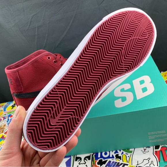 Nike SB Blazer Court Mid Red Mens Various Sizes - Picture 4 of 11